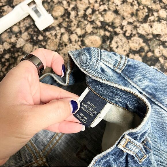 American Eagle Mens Denim Blue Jeans Buttonfly 100% Cotton Size 33x32 - Picture 6 of 8